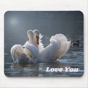 Swan-Love- Mouse Pad