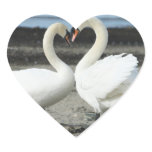 Swan Love Stickers