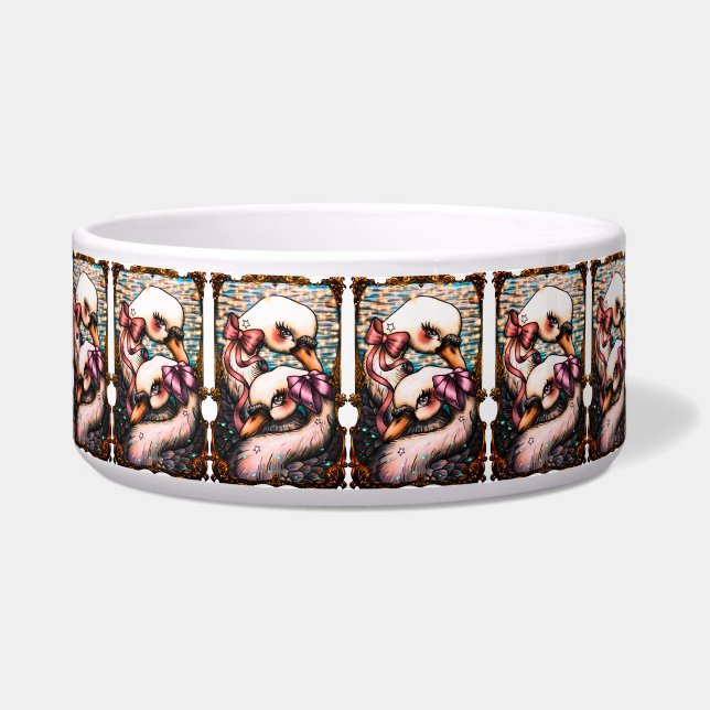 Swan Lovers  Bowl (Front)