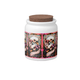 Swan Lovers  Candy Jar