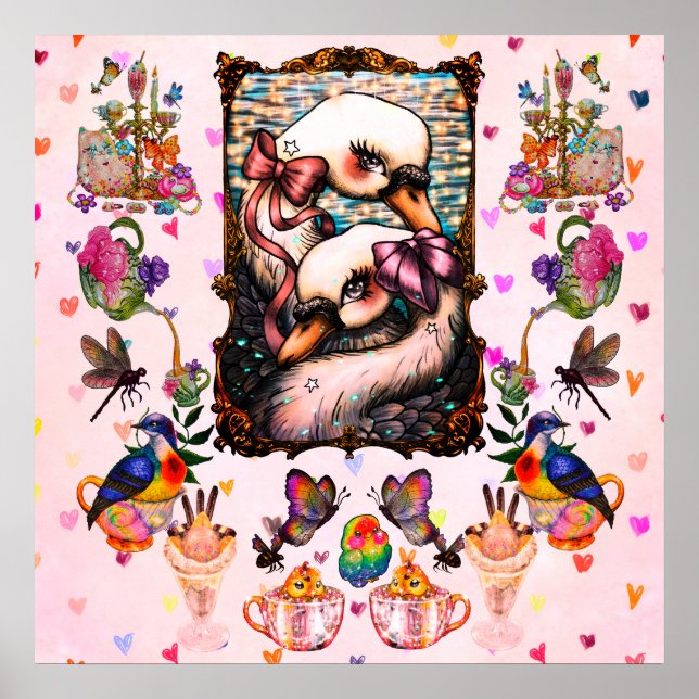 Swan lovers poster (Front)