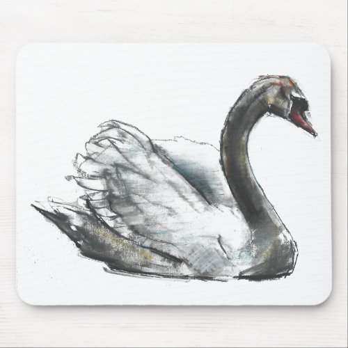 Swan Mouse Pad