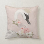 Swan Nursery Baby Nursery Peony Pillow Crown