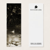 Swan on the River Bookmark (Front & Back)