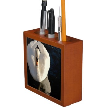 Swan Pencil/pen Holder by AuraEditions at Zazzle