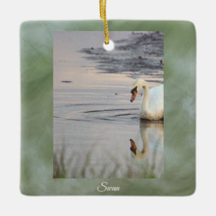 Swan Photo Ornament