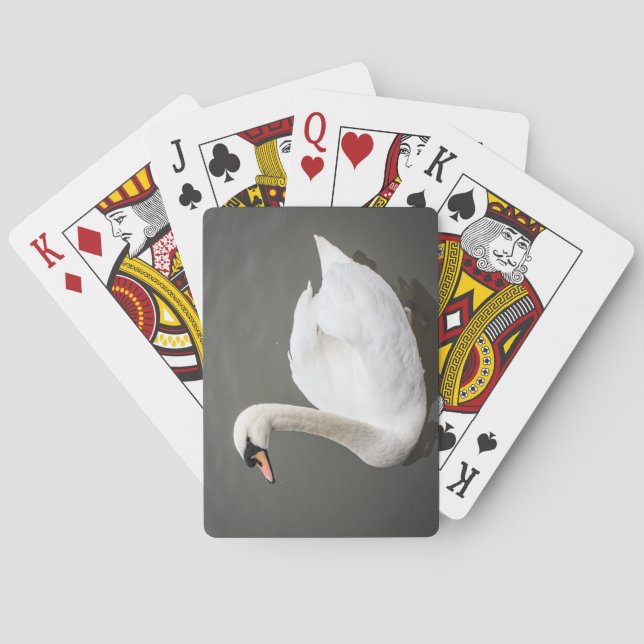 Swan playing cards (Back)