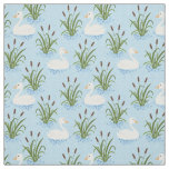Swan Pond Pattern Fabric