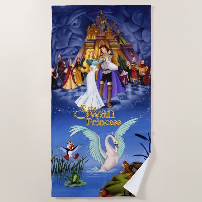 Swan Princess Beach Towel (Front)