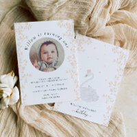 Swan Princess Birthday Invitation