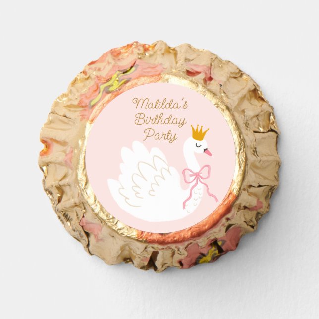 Swan Princess Birthday  Reese's Peanut Butter Cups (Front)