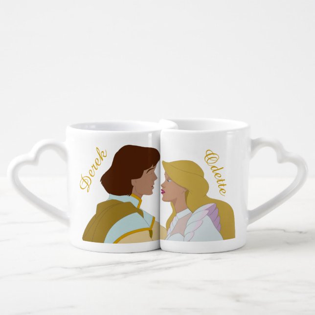 Swan Princess Derek & Odette Lovers' Mug (Front Nesting)