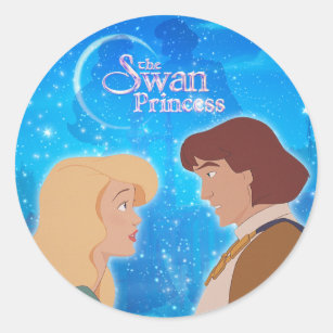 Swan Princess Derek & Odette Stickers