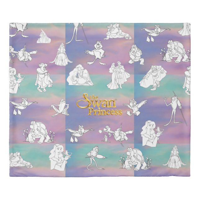 Swan Princess Duvet Cover (Kings Size) (Front)
