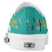 Swan Princess Odette & Derek Low Top Sketch Shoes (Left Shoe Back)