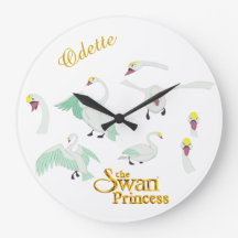 Swan Princess Odette Wall Clock