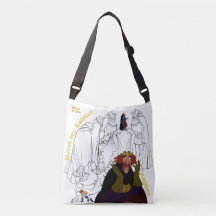 Swan Princess Two-Sided Cross Body Bag(White)