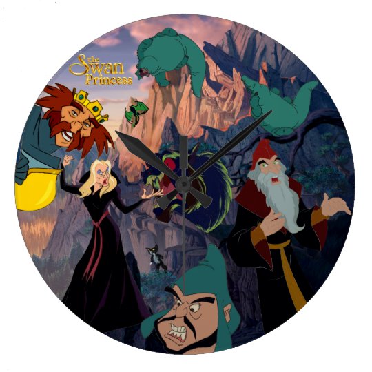 Swan Princess Villain Wall Clock Zazzle Com