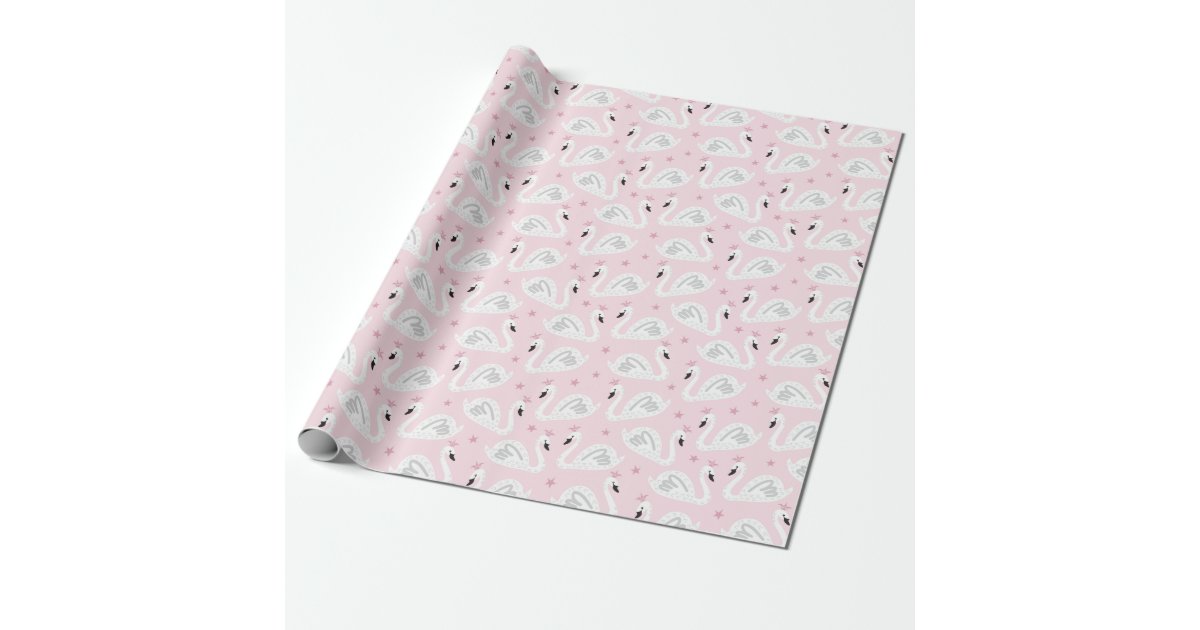 Swan Princess Wrapping Paper | Zazzle