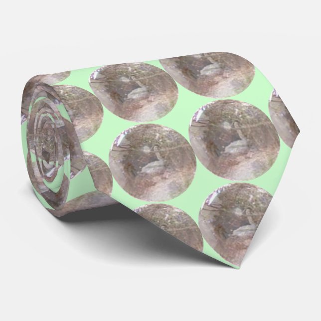 swan prophecy neck tie (Rolled)