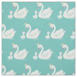 Swan Queen Princess Crown Baby Cute Nursery Fabric