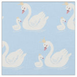 Swan Queen Princess Crown Baby Cute Nursery Fabric