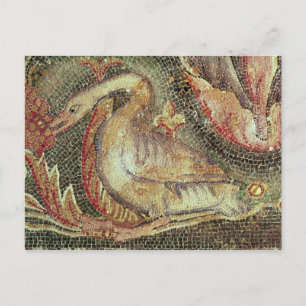 Swan, restored c.1200 postcard