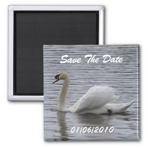 Swan Save the Date Magnets
