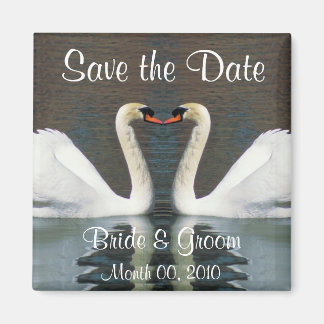Swan Save the Date Magnets