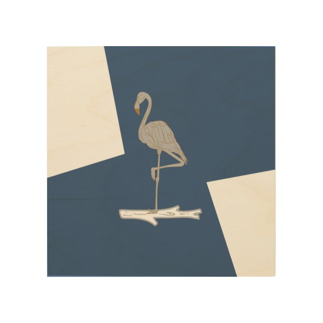Swan, simple design wood wall art (Front)