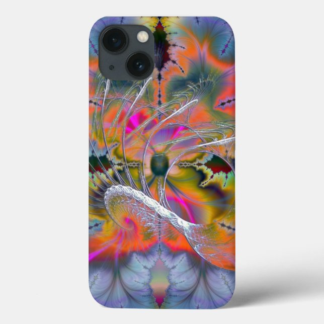 Swan Song Abstract Barely There Tough Case-Mate iPhone Case (Back)
