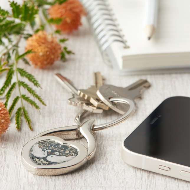 Swan Song Keychain (Side)