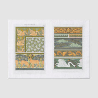 Swan Stag Bat collection decoupage Tissue Paper