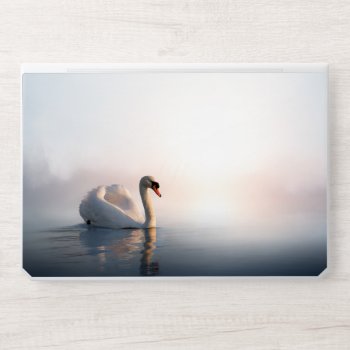 Swan Sunrise Hp Laptop Skin by FantasyCases at Zazzle