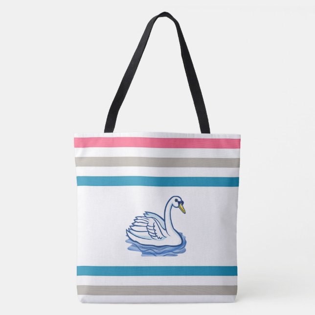 Swan Tote Bag (Front)