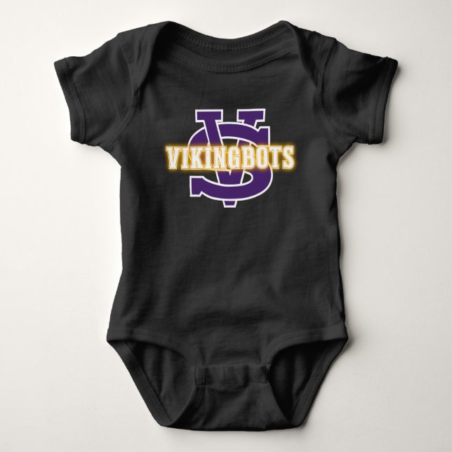 Swan Valley VikingBots Baby Bodysuit (Front)