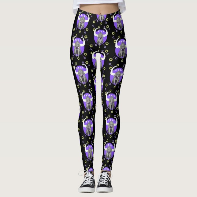 Swan Valley VikingBots Women’s Leggings – Robotics (Front)