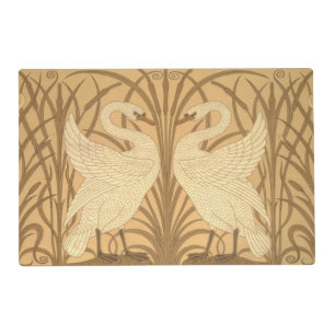 Swan wallpaper design placemat