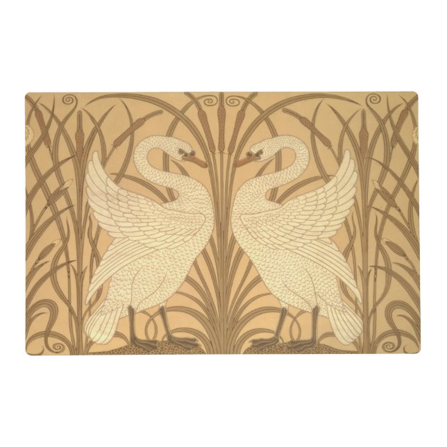 Swan wallpaper design placemat (Front)