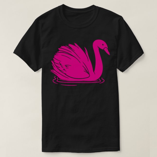 Swan Waterbird 1 T-Shirt (Design Front)