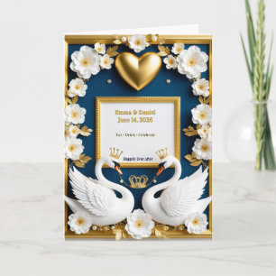 Swan Wedding Frame For Luxury Wedding Decor ✨ Program