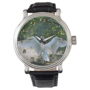 Swan with Wings Spread Watch