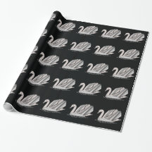 Swan Wrapping Paper