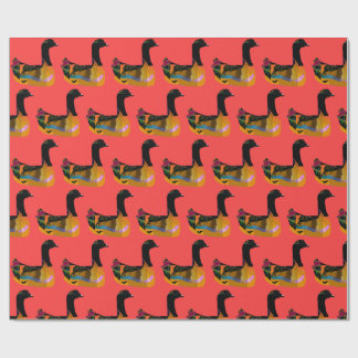 Swan-y Duck Wrapping Paper