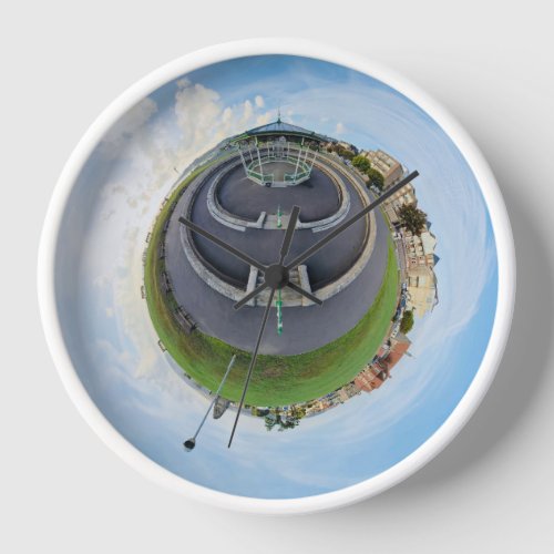 Swanage Town Bandstand Tiny Planet Clock