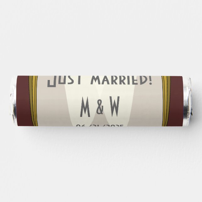 Swanky Art Deco in Red Breath Savers® Mints (Front)