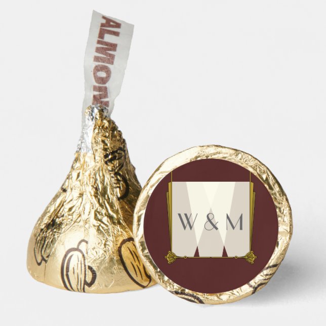 Swanky Art Deco in Red Hershey®'s Kisses® (Front)