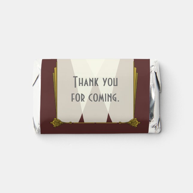 Swanky Art Deco in Red Hershey's Miniatures (Front)