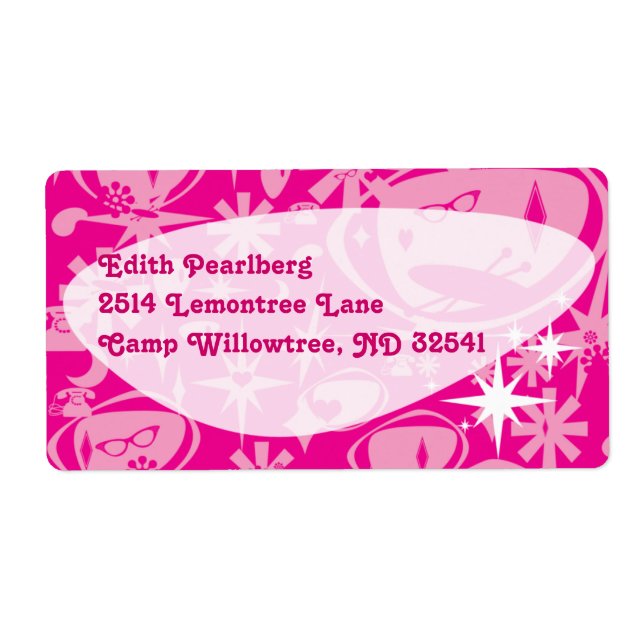 Swanky Deluxe Think Pink Kistchy Fun Label (Front)