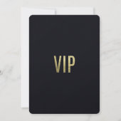 Swanky Faux Gold Leaf Foil "VIP" Typography (Front)